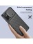 Xiaomi Poco X4 Pro 5g Thunder Serisi Twill Doku Esnek Tpu Cep Telefon Kılıfı Kalınlaştırılmış Dalgalı Anti-Drop Cover-Black (Yurt Dışından) 3