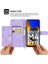 Xiaomi Poco M4 Pro 4g Için Çoklu Kart Yuvası Telefon Kasası, Baskılı Çiçekler Pu Deri Stand Cilt Touch Anti-Çizelge Telefon Kapağı Bilek Kayışı ve Omuz Kayış Işığı Mor ile (Yurt Dışından) 5
