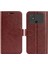 Anti-Cratch Crazy Horse Doku Doku Telefon Kabuğu Xiaomi Poco C40 4g, Flip Stant Kılıfı Pu Deri+Tpu Telefon Cüzdan Kapak-Kahverengi (Yurt Dışından) 1