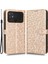 Xiaomi Için Poco C40 4g Anti-Çizelge Folio Flip Kapak Standı Cüzdan Telefon Kılıfı Dot Deseni Tpu+Pu Deri Koruyucu Kabuk Golü Altın (Yurt Dışından) 1