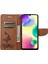 Xiaomi Için Redmi 10A Pu Deri Kelebek Çiçeği Baskılı Kılıf Stand Cüzdan Tasarım Telefon Koruyucu Kapak Kahverengi (Yurt Dışından) 4