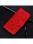 Xiaomi Redmi 10C 4g Pu Deri Cüzdan Stand Kılıfı Mandala Çiçek Telefonu Kapak-Kırmızı (Yurt Dışından) 3