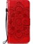 Xiaomi Redmi 10C 4g Pu Deri Cüzdan Stand Kılıfı Mandala Çiçek Telefonu Kapak-Kırmızı (Yurt Dışından) 4