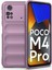 Xiaomi Poco M4 Pro 4g Damla Geçirmez Tpu Telefon Kapağı Kayma Önleyici Önleyici Geri Dönen, Vaka Işığı Moru Mor (Yurt Dışından) 1