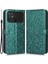 Xiaomi Için Poco C40 4g Anti-Çizelge Folio Flip Kapak Standı Cüzdan Telefon Kılıfı Dot Deseni Tpu+Pu Deri Koruyucu Kabuk Yeşili (Yurt Dışından) 1