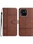 Xiaomi Redmi 10C 4g Için Tamamen Sarılmış Iş Tarzı Pu Deri Koruyucu Kapak Cowhide Doku Hattı Basılı Stand Cüzdan Telefon Kılıfı Strap-Coffee (Yurt Dışından) 1