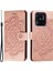Xiaomi Için Redmi 10C 4g Pu Deri Cüzdan Stand Kılıfı Mandala Çiçek Telefon Kapak Çizgi Altın (Yurt Dışından) 1