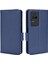Xiaomi Için Poco F4 5g/redmi K40S 5g Pu Deri Şok Emilim Litchi Doku Telefon Kılıfı Stand Stand Cüzdan Manyetik Toka Kapak-Dark Mavi (Yurt Dışından) 1
