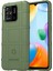 Xiaomi Redmi 10C Için Sağlam Square Izgara Telefon Kılıfı, Kalınlaştırılmış Yumuşak Tpu Şok Geçirmez Cep Telefonu Kabuk Yeşili (Yurt Dışından) 1