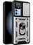 Xiaomi 12T 5g/redmi K50 Ultra 5g Için Telefon Kılıfı, Şok Geçirmez Yüzük Kickstand Pc+Tpu Koruyucu Arka Kapak Slayt Kamera Koruyucu Silver (Yurt Dışından) 1