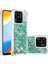 Xiaomi Redmi Için 10C Sıvı Quicksans ve Scratch-Dirençli Sequins Tpu Koruyucu Telefon Vaka-Yeşil/kalpler (Yurt Dışından) 2