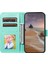 Xiaomi Için Redmi 10C 4g Tpu+Pu Deri Cüzdan Stand Flip Cover Manyetik Kapatma Telefon Kılıf Yeşili (Yurt Dışından) 2