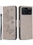 Xiaomi Için Poco M4 Pro 4g Bf Baskı Deseni Iyi Korunmuş Kelebekler Bastı Stand Kılıfı Cüzdan Tarzı Deri Telefon Kapak-Grey (Yurt Dışından) 1