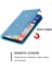 Xiaomi 12T 5G/12T Pro 5g/redmi K50 Ultra 5g Kart Tutucu Tasarım Ince Stand Telefon Kapağı Glitter Pu Deri Cep Telefon Kılıfı Manyetik Oto Absorbed Kapanış Mavisi (Yurt Dışından) 5