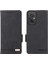 Xiaomi Redmi Için 11 Prime 4g Anti-Çizelge Pu Deri Deri Anti Dalgalı Kılıf Donanım Dekoru Çift Manyetik Toka Cüzdan Stand Kabuk-Black (Yurt Dışından) 1