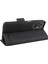Xiaomi Redmi Için 11 Prime 4g Anti-Çizelge Pu Deri Deri Anti Dalgalı Kılıf Donanım Dekoru Çift Manyetik Toka Cüzdan Stand Kabuk-Black (Yurt Dışından) 4