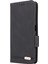 Xiaomi Redmi Için 11 Prime 4g Anti-Çizelge Pu Deri Deri Anti Dalgalı Kılıf Donanım Dekoru Çift Manyetik Toka Cüzdan Stand Kabuk-Black (Yurt Dışından) 5
