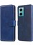Xiaomi Için Redmi Note 11E 5g/redmi 10 5g/redmi 10 Prime+ 5g Pu Deri+ Tpu Bırak-Kötü Telefon Kılıf Cüzdan Stand Kapak Mavisi (Yurt Dışından) 1