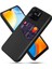 Xiaomi Redmi Için 10C Cep Telefonu Kart Yuvaları Bez Doku Pc+Pu Deri Anti-Fall Arka Kapak Black (Yurt Dışından) 1