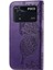 Xiaomi Poco M4 Pro 4g Kelebek Için Baskılı Deri Kılıf Tam Koruma Katlanabilir Stand Cüzdan Telefon Kapağı Strap-Purple ile (Yurt Dışından) 5