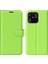 Xiaomi Için Redmi 10C/REDMI 10 (Hindistan) Stand Fonksiyon Litchi Doku Deri Kılıf Cüzdan Manyetik Cep Telefonu Koruyucu Yeşil (Yurt Dışından) 1