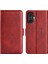 Xiaomi Için Poco F4 Gt/redmi K50 Oyun 5g Çift Manyetik Toka Çizgi Anti Dokulu Pu Deri Stand Koruyucu Cüzdan Telefon Kapak-Kırmızı (Yurt Dışından) 1