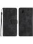 Xiaomi Için Redmi 10A Cilt Touch Telefon Deri Kılıf Stand Standı Cüzdan Kelebek Basılı Kapak Black (Yurt Dışından) 1