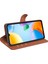 Xiaomi Için Redmi 10C/REDMI 10 (Hindistan) Stand Fonksiyon Litchi Doku Deri Kılıf Cüzdan Manyetik Cep Telefonu Koruyucu-Brown (Yurt Dışından) 4
