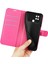 Xiaomi Poco C40 4g Çizgi Anti-Çizelge Litchi Doku Pu Pu Deri Tam Koruma Kılıfı Flip Stand Cüzdan Telefon Kapak-Rose (Yurt Dışından) 5