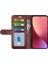 Xiaomi Için 12 Lite Cüzdan Tarzı Pu Deri Kabuk, Çılgın At Dokusu Kasası Manyetik Kapanış Folio Flip Flip Telefon Kapağı Stant-Kahverengi (Yurt Dışından) 3