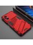 Xiaomi Poco M4 Için 5g Şok Geçirmez Kickstand Case Hibrid Hard Pc Yumuşak Tpu Koruyucu Telefon Kapak-Kırmızı (Yurt Dışından) 2