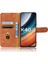Xiaomi Için Poco F4 5g/redmi K40S 5g Stand Stand Cüzdan Pu Deri Kılıf Deri Touch Hissed Folio Flip Flip Koruyucu Kapak Kayış-Kahverengi (Yurt Dışından) 4