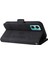 Xiaomi Redmi Için Not 11E 5g/10 5g/10 Prime+ 5g Baskılı Dikiş Hattı Pu Deri Derili Damla Damla Koruma Kılıfı Flip Stand Cüzdan Kapağı Strap-Black (Yurt Dışından) 4