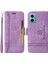 Xiaomi Redmi Için Not 11E 5g/10 5g/10 Prime+ 5g Baskılı Dikiş Hattı Pu Deri Deri Telefon Damla Koruma Kılıfı Flip Stand Cüzdan Kapağı Strap-Purple ile (Yurt Dışından) 1