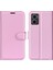Xiaomi Için Redmi Note 11E 5g/redmi 10 5g/redmi 10 Prime+ 5g Cüzdan Stili Litchi Doku Telefon Kılıfı Pu Deri+ Tpu Çift Katman Koruma Standı Kabuk-Pembe (Yurt Dışından) 1