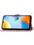 Xiaomi Redmi 10C 4g Anti-Fall Anti-Fone Case Için Baskılı Çiçekler Pu Deri Deri Touch Stand Flip Cüzdan Kapağı Bilek Kayışı ve Omuz Kayış Pembe (Yurt Dışından) 3