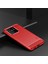 Xiaomi Redmi Için 10C Karbon Fiber Doku Fırçalanmış Kasa Damla Geçirmez Yumuşak Tpu Kabuğu Arka Kapak Kırmızısı (Yurt Dışından) 5