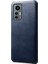Xiaomi Için 12 Lite 5g Giyim Dayanıklı Buzağı Dokulu Pu Deri Kaplama Sabit Pc Anti-Drop Cep Telefon Kılıfı Kapak-Blue (Yurt Dışından) 1