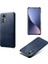 Xiaomi Için 12 Lite 5g Giyim Dayanıklı Buzağı Dokulu Pu Deri Kaplama Sabit Pc Anti-Drop Cep Telefon Kılıfı Kapak-Blue (Yurt Dışından) 2