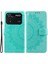 Basılı Mandala Çiçek Cüzdan Tasarımı Deri Kılıf Xiaomi Poco M4 Pro 4g, Anti Drop Tam Koruma Telefon Stand Vaka-Yeşil (Yurt Dışından) 1