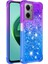 Xiaomi Poco M4 5g/redmi Için Not 11E 5g/redmi 10 5g/redmi 10 Prime+ 5g, Yb Quicksand Esnek Tpu Glitter Sparkle Telefon Kılıfı Gradyan Renk Yüzen Sıvı Hızlı ve Kapak-Mor/gök Mavisi (Yurt Dışından) 1