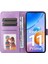 Xiaomi Redmi Için 11 Prime 4g Ayçiçeği Baskılı Pu Deri Kılıf Stand Stand Cüzdan Flip Manyetik Koruyucu Kapak El Strap-Mor ile (Yurt Dışından) 2