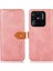 Xiaomi Redmi 10C Için Khazneh Deri Telefon Kasası, Manyetik Altın Toka Cüzdan Standı Kitap Şok Geçirmez Tpu Iç Kabuk-Rose Altın (Yurt Dışından) 1