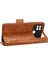 Xiaomi Poco C40 4g Üçgen Deseni Baskılı Telefon Kılıfı, Şok Geçirmez Cüzdan Stand Pu Deri Telefon Kapağı Strap-Brown (Yurt Dışından) 4