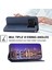 Xiaomi Için Poco M4 Pro 4g Baskılı Rhombus Desen Buzağı Dokusu Pu Deri Kılıf Anti-Drop Stand Cüzdan Kapağı Strap-Mavi (Yurt Dışından) 5
