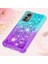 Xiaomi Için Yb Quicksand 12 Lite 5g Yumuşak Tpu Arka Kapak Anti-Drop Gradyan Çabuk ve Akıcı Sıvı Dekor Kabuk Sky Mavi/mor (Yurt Dışından) 5