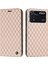 Xiaomi Için Poco M4 Pro 4g Anti-Fall Litchi Doku Doku Telefon Cüzdan Standı Rhombus Desen Giyim Dayanıklı Cep Telefonu Kılıfı (Yurt Dışından) 1