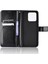 Manyetik Kapatma Cüzdan Xiaomi Için Telefon Kılıfı Redmi 10C Pu Deri Folyo Flip Cover Çılgın At Doku Doku Kabuğu Strap-Black (Yurt Dışından) 5