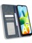 Xiaomi Için Redmi A1 4g/a2 4g Retro Doku Pu Deri Deri Şok Geçirmez Stand Telefon Kılıfı Mahsit Desen Manyetik Telefon Cüzdan Kapak Blue (Yurt Dışından) 3