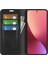Xiaomi Için 12 Lite Cilt Dokunuş Hissi Folio Flip Pu Deri+Tpu Çift Katman Koruma Telefon Kılıfı Standı Cüzdan Stili Kabuk-Siyah (Yurt Dışından) 3